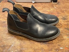 Blundstone Premium Leather Black Slip On Low Top Chelsea Boots Sz EU 44 US 11