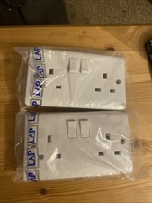 Lap Double 13A Switched Socket X2