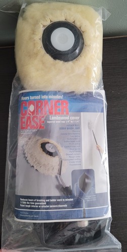 Corner ease wool paint roller - ease,