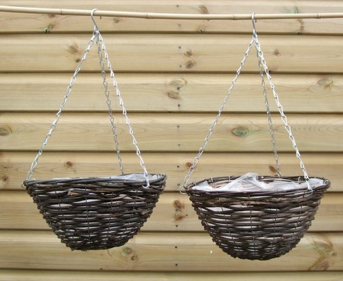 Inch round wicker - x,