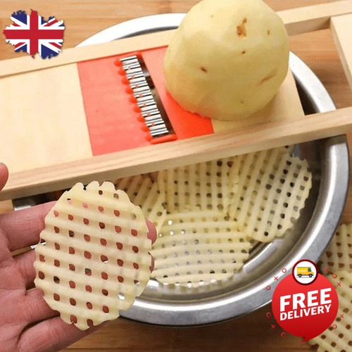 Potato grid slicer wavy - potato,