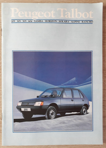Peugeot talbot range - talbot,