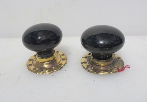 Victorian ceramic door knobs - victorian,