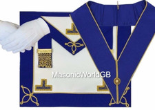 MASONIC REGALIA CRAFT PROVINCIAL UNDRESS APRON + UNDRESS COLLAR + GLOVES NEW