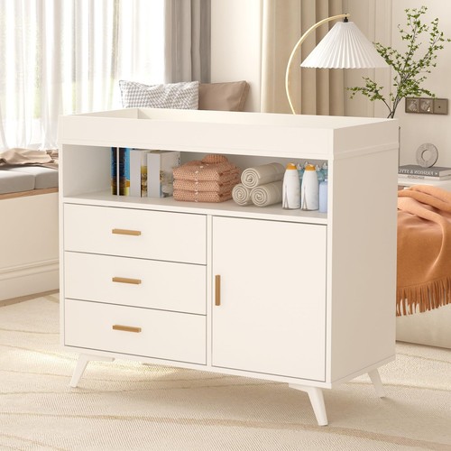 Wooden diaper changing - changing, table