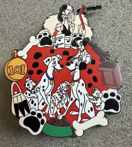 Pin 101 dalmatians jumbo - pin, 3"