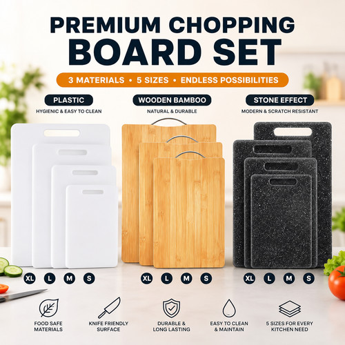 Wooden chopping board bamboo - chopping,