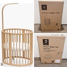 Stokke Sleepi Mini Bundle V3 Crib + Mattress Natural- Brand NEW $649
