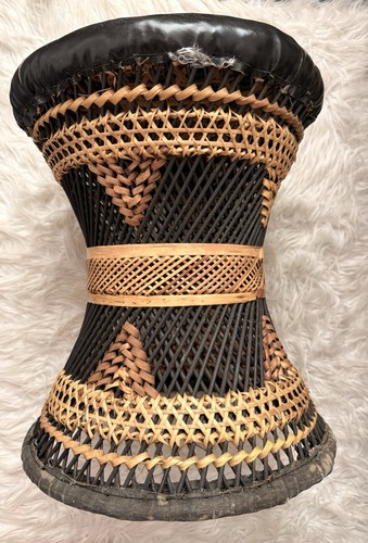 Vintage woven rattan wicker - vintage,