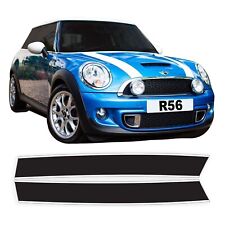 Two Colour Bonnet Stripes Exact Fit Air Release Vinyl Fits Mini Cooper S R56