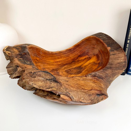 Teak root wood - teak, bowl