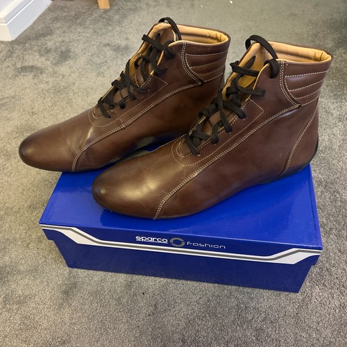 Sparco monza brown shoes - sparco,