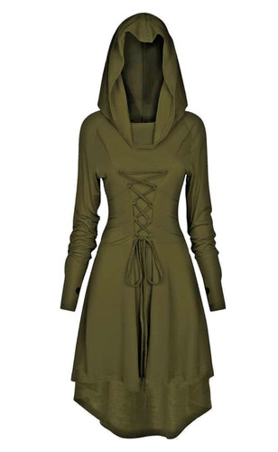 Vampire witch hooded cloak - witch,