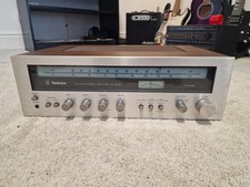Technics SA-5170 Vintage Stereo Receiver–1970s Silverface–Wood Cabinet–spares