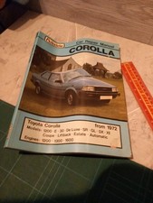 Autodata Toyota Corolla 1972  Car Manual (Rare)