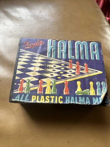Bin vintage halma - bin, board
