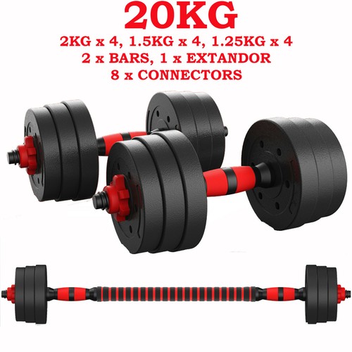 Zeno fitness 20kg dumbbells - zeno,