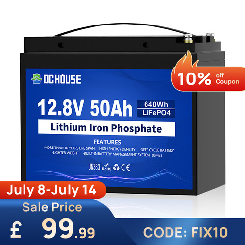 12v 50ah lifepo4 - 50ah, battery