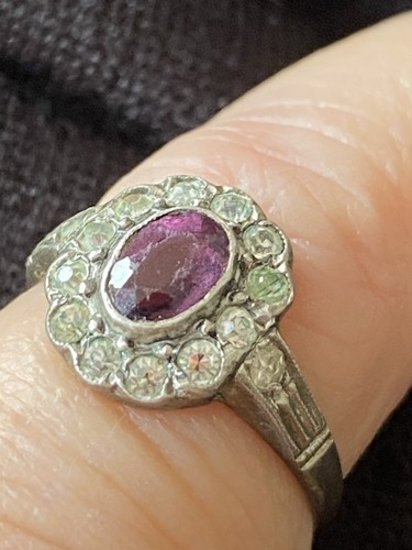 Vintage amethyst 9ct gold - vintage,