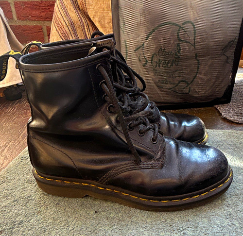 Martens black leather - dr.,