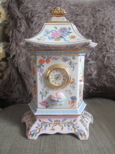 Porcelain table clock - clock,
