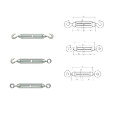 Galvanised Turnbuckles Wire