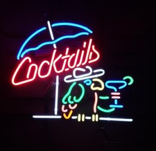 Cocktails Parrot Umbrella