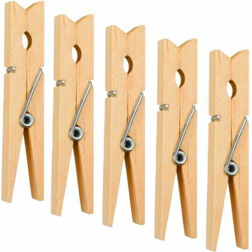 Wooden pegs clothes - wooden,