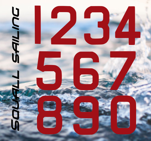 Dinghy sail numbers self - sail,