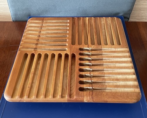 Vintage wooden bread board - bread,