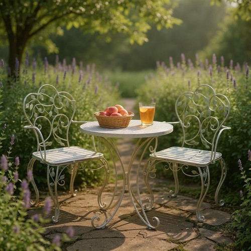 Metal bistro set - garden,
