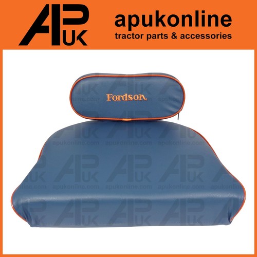Blue orange emb logo - orange, seat