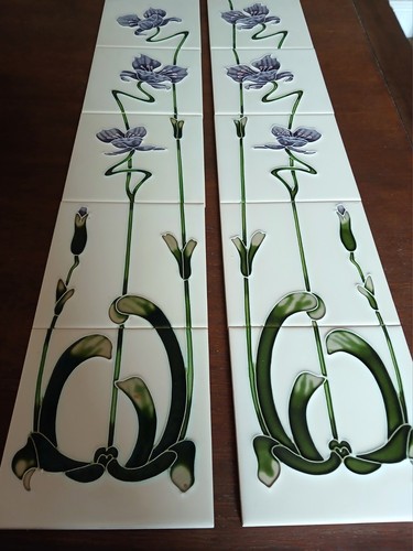 Art nouveau style tube lined - nouveau,