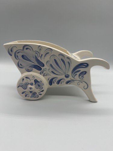 Ceramic blue white - blue, &