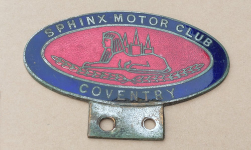 Rare sphinx motor club - sphinx,