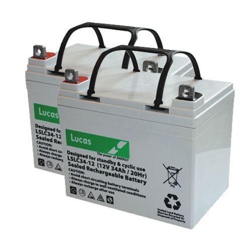 Pair lucas 34ah - of,