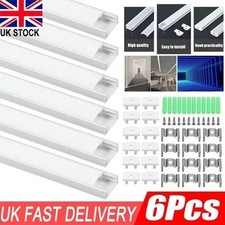 6×1M LED Aluminium Channel