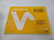 Honda MTX125R MTX200R II Parts