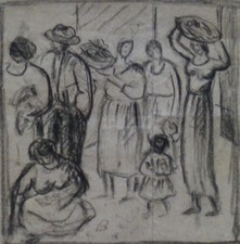 Pino della Selva (1904-1991) (21) - Charcoal - Charcoal Characters