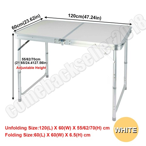 Aluminum folding table - aluminum,