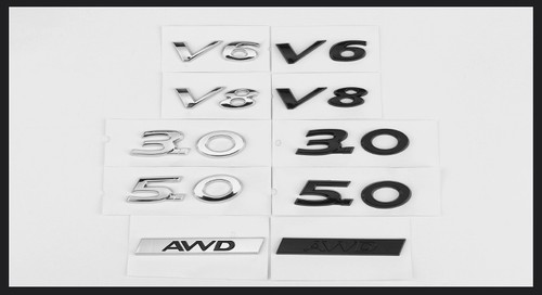0 rear badge for - 5.0,