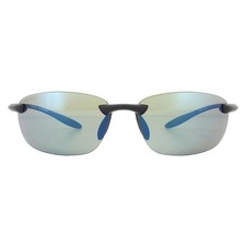 Serengeti Sunglasses Nuvola 8697 Matte Black PhD 2.0 Polarized 555nm Blue