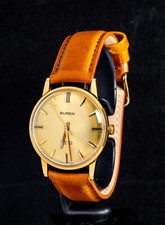 Buren Gold-Plated Men's Manual-Wind Watch (Vintage) -- Working,  Ø35mm Case