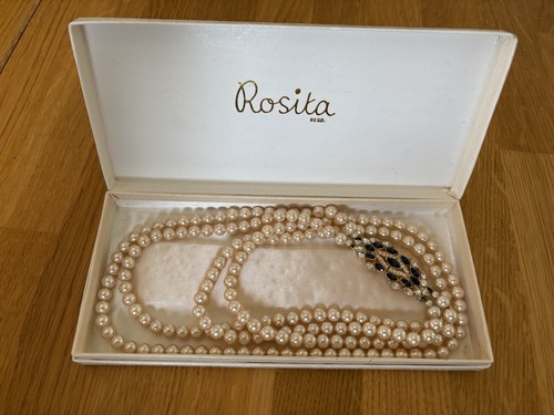 Rosita simulated pearl double - simulated,