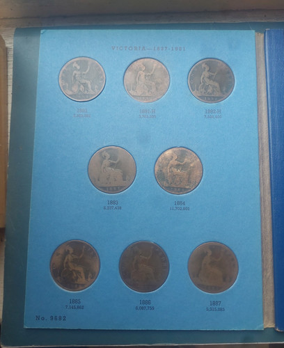Whitman collection pennies - collection,