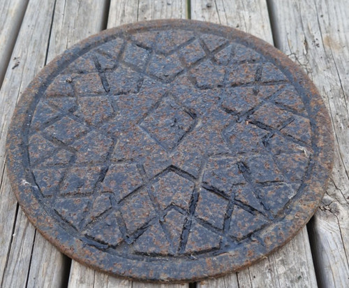 Ornate vintage cast iron - ornate, coal
