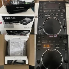 2 x Pioneer CDJ-350 Black + 2
