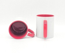 AAA Sublimation Mugs 36-6 pcs Colour Inner Red 11oz Double Coated Heat Press