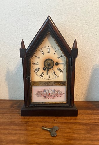 Antique s teutonia clock - &,