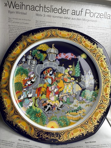 1985 christmas plate rosenthal - 1985,